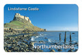 Lindisfarne Castle flexible fridge magnet | Cardtoons