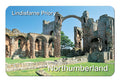 Lindisfarne Priory flexible fridge magnet | Cardtoons