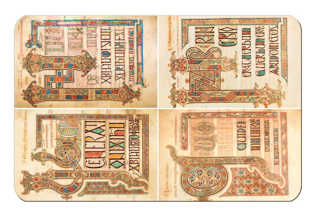 Lindisfarne Gospels flexible fridge magnet | Cardtoons