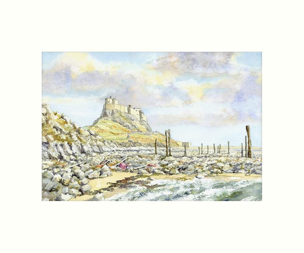 Lindisfarne Castle art print - Cardtoons Publications