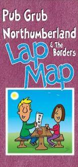 Northumberland Pub Grub Lap Map | Cardtoons Publications