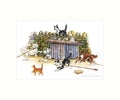 "The Cat Walk" Art Print | Cardtoons Publications