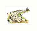 "The Sheep Drive" Art Print | Cardtoons Publications