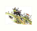 "Over The Top" Art Print | Cardtoons Publications