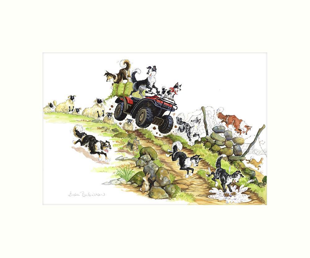 "Over The Top" Art Print | Cardtoons Publications