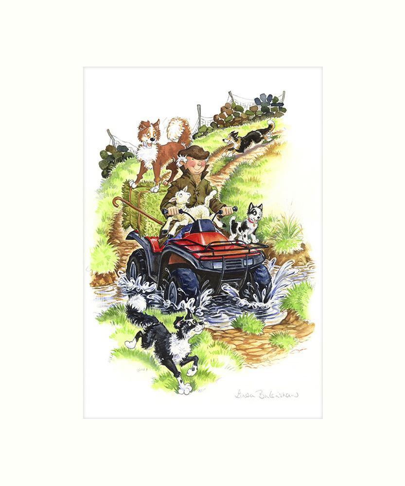 "Splish, Splash, Splosh..." Art Print | Cardtoons Publications
