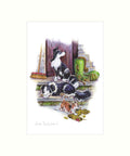 "Waiting For Dad" Art Print | Cardtoons Publications