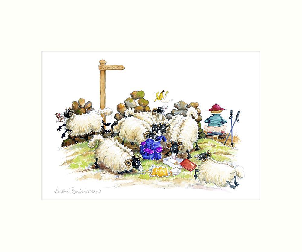 "Surprise View" Art Print | Cardtoons Publications