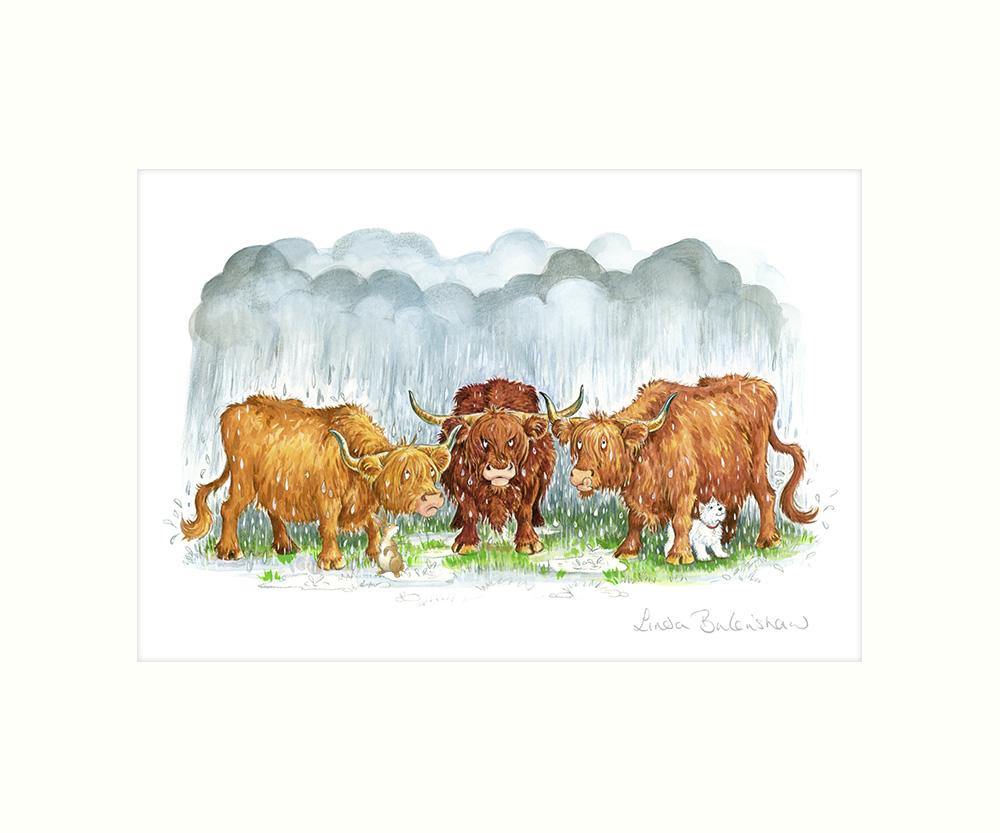 "Taking Cover" Art Print | Cardtoons Publications