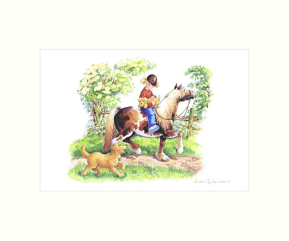 "A Girl's Best Friends" Art Print | Cardtoons Publications