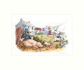 "Wash Day" Art Print | Cardtoons Publications