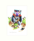 "The Milk Bar" Art Print | Cardtoons Publications