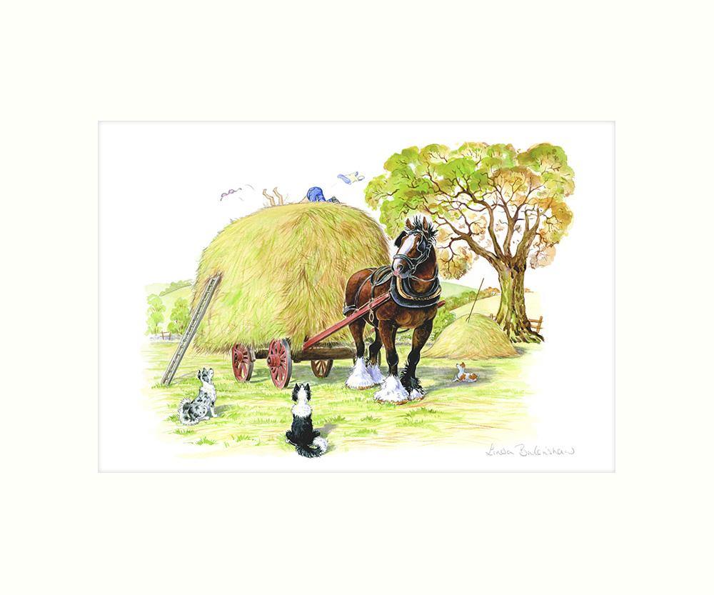 "Making Hay" Art Print | Cardtoons Publications