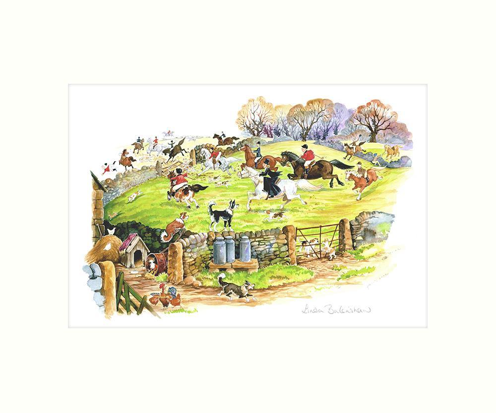 "The Hunt" Art Print | Cardtoons Publications