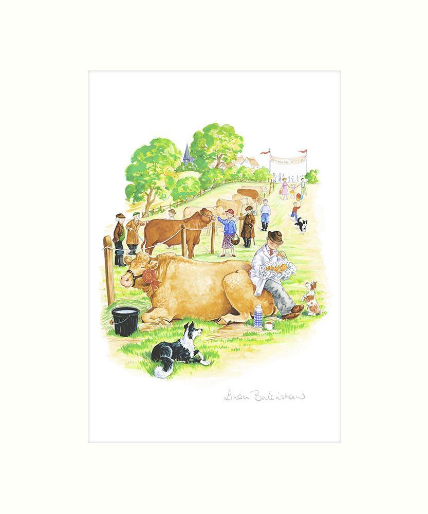 "Prize Bull" Art Print | Cardtoons Publications
