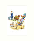 "Deckchair Chicks" Art Print | Cardtoons Publications
