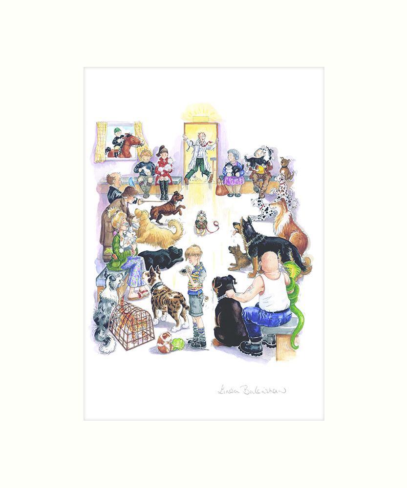 "Next Please" Art Print | Cardtoons Publications
