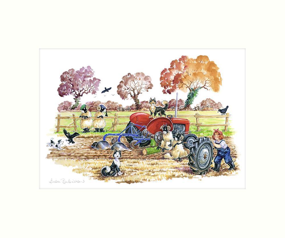 "All In a Day's Work" Art Print | Cardtoons Publications
