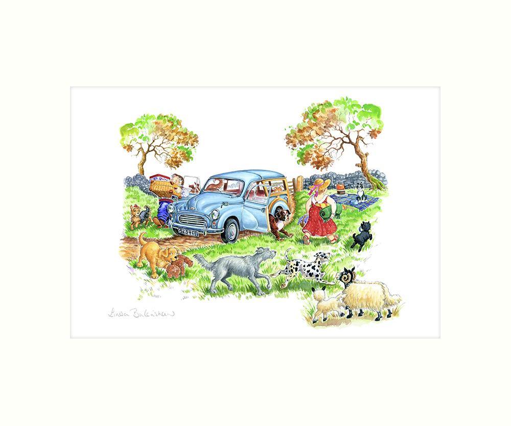 "Picnic Time" Art Print | Cardtoons Publications