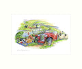 "By The Riverside" Art Print | Cardtoons Publications