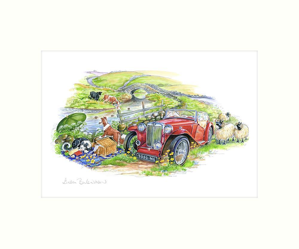 "By The Riverside" Art Print | Cardtoons Publications