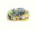 "On The Run" Art Print | Cardtoons Publications