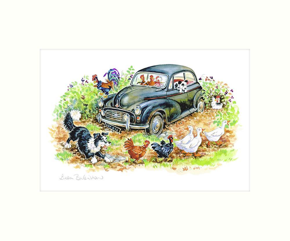 "On The Run" Art Print | Cardtoons Publications