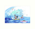 "Surfing Fun" Art Print | Cardtoons Publications