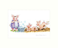 "Bath Time" Art Print | Cardtoons Publications