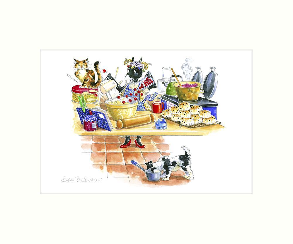 "Woolly Bake Off" Art Print | Cardtoons Publications