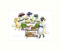 "Ladies Who Lunch" Art Print | Cardtoons Publications