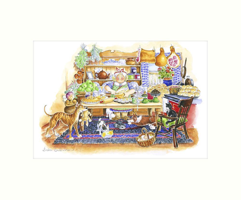 "Home Baking" Art Print | Cardtoons Publications