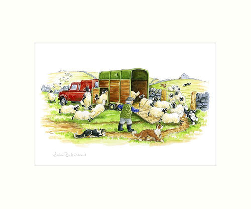 "In And Out" Art Print | Cardtoons Publications