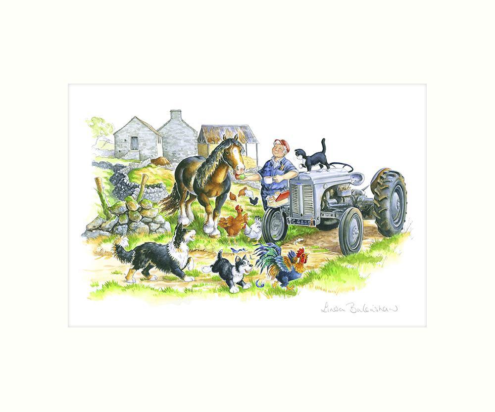 "Lunch Break" Art Print | Cardtoons Publications