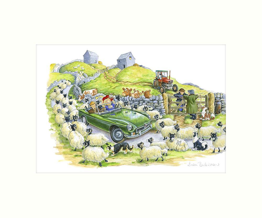 "Penned In" Art Print | Cardtoons Publications