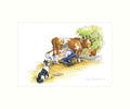 "Milking Time" Art Print | Cardtoons Publications