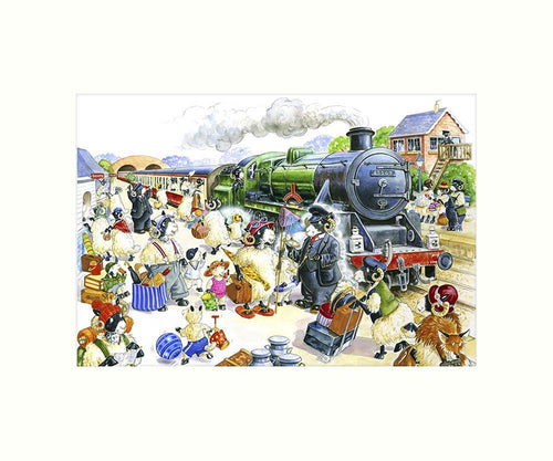"Steam Special" Art Print | Cardtoons Publications