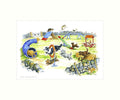 "Chasing Tails" Art Print | Cardtoons Publications