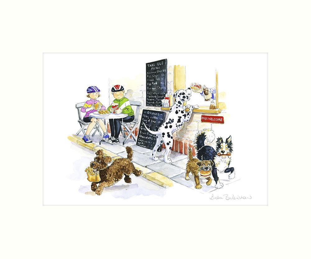 "Dogs Dinner" Art Print | Cardtoons Publications