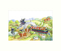 "Over and Under" Art Print | Cardtoons Publications