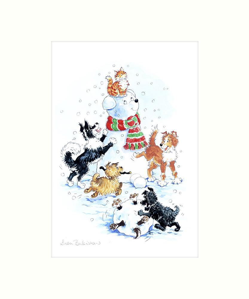 "Snowdog" Art Print | Cardtoons Publications