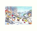 "Winter Walkies" Art Print | Cardtoons Publications