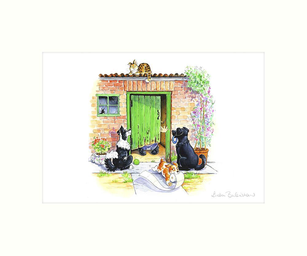 "Toilet Training" Art Print | Cardtoons Publications
