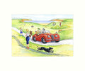 "Gone With The Wind" Art Print | Cardtoons Publications