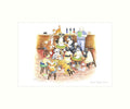 "Pub Quiz Pugs" Art Print | Cardtoons Publications