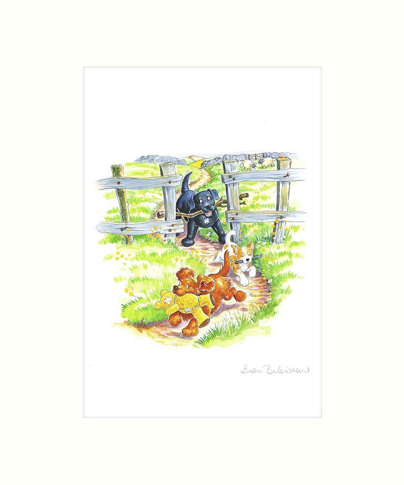 "Mind The Gap" Art Print | Cardtoons Publications