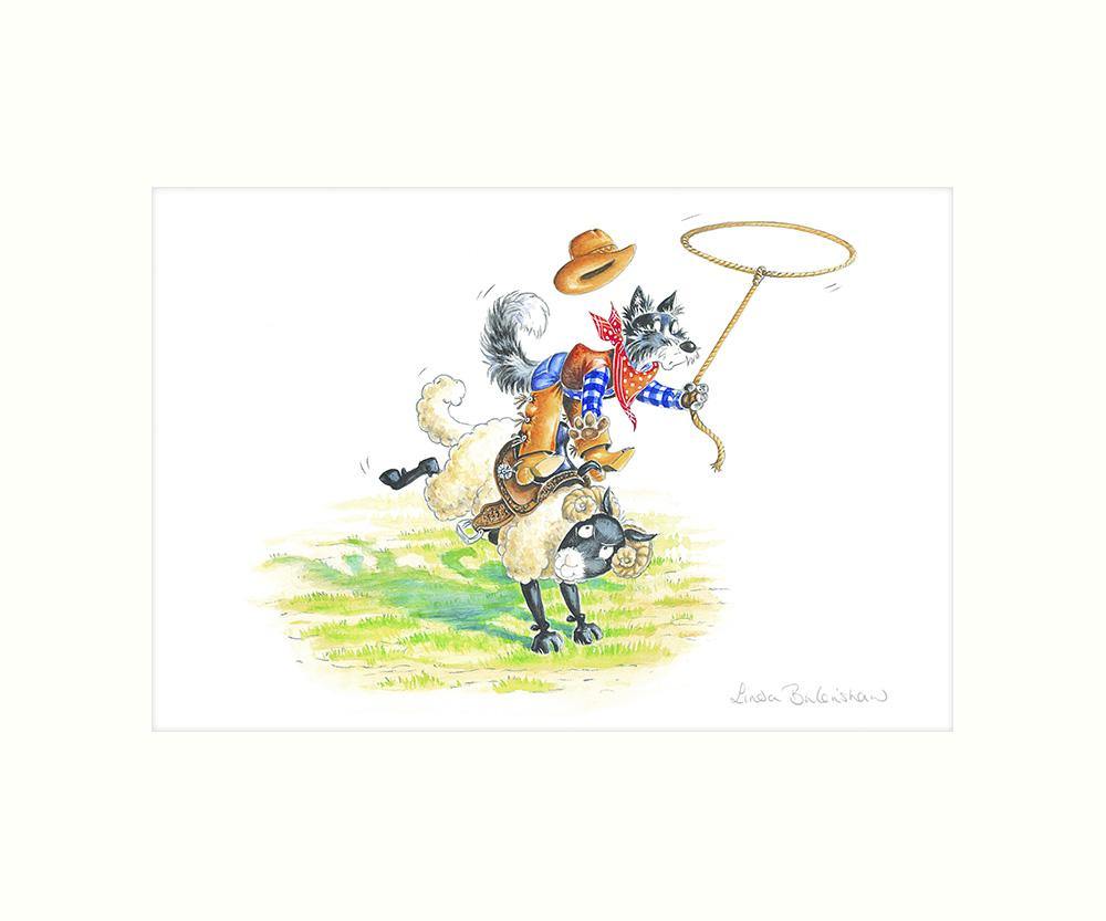 Woolly round up art print - Cardtoons Publications