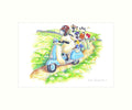 Woolly school run - Cardtoons Publications