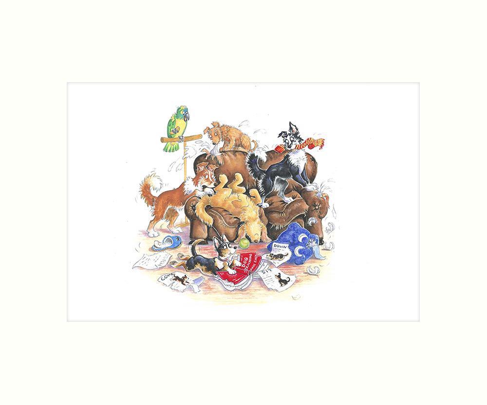 "Ripping Up The Rule Book" Art Print | Cardtoons Publications