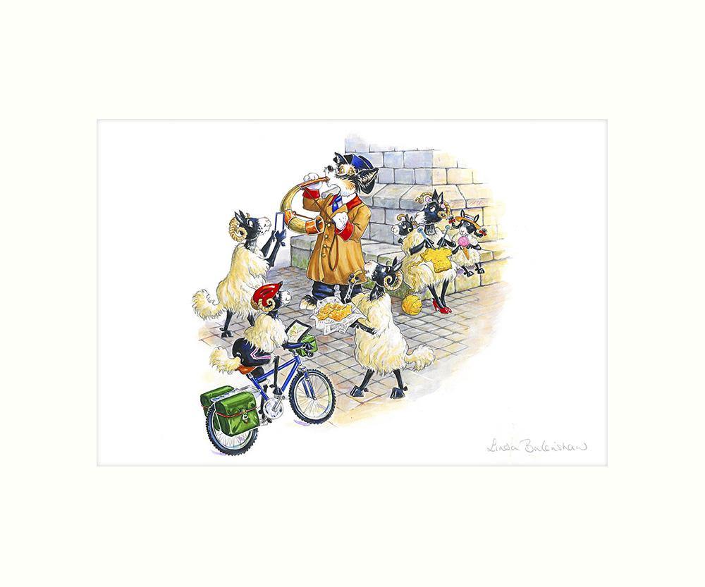 "Town Cryer" Art Print | Cardtoons Publications